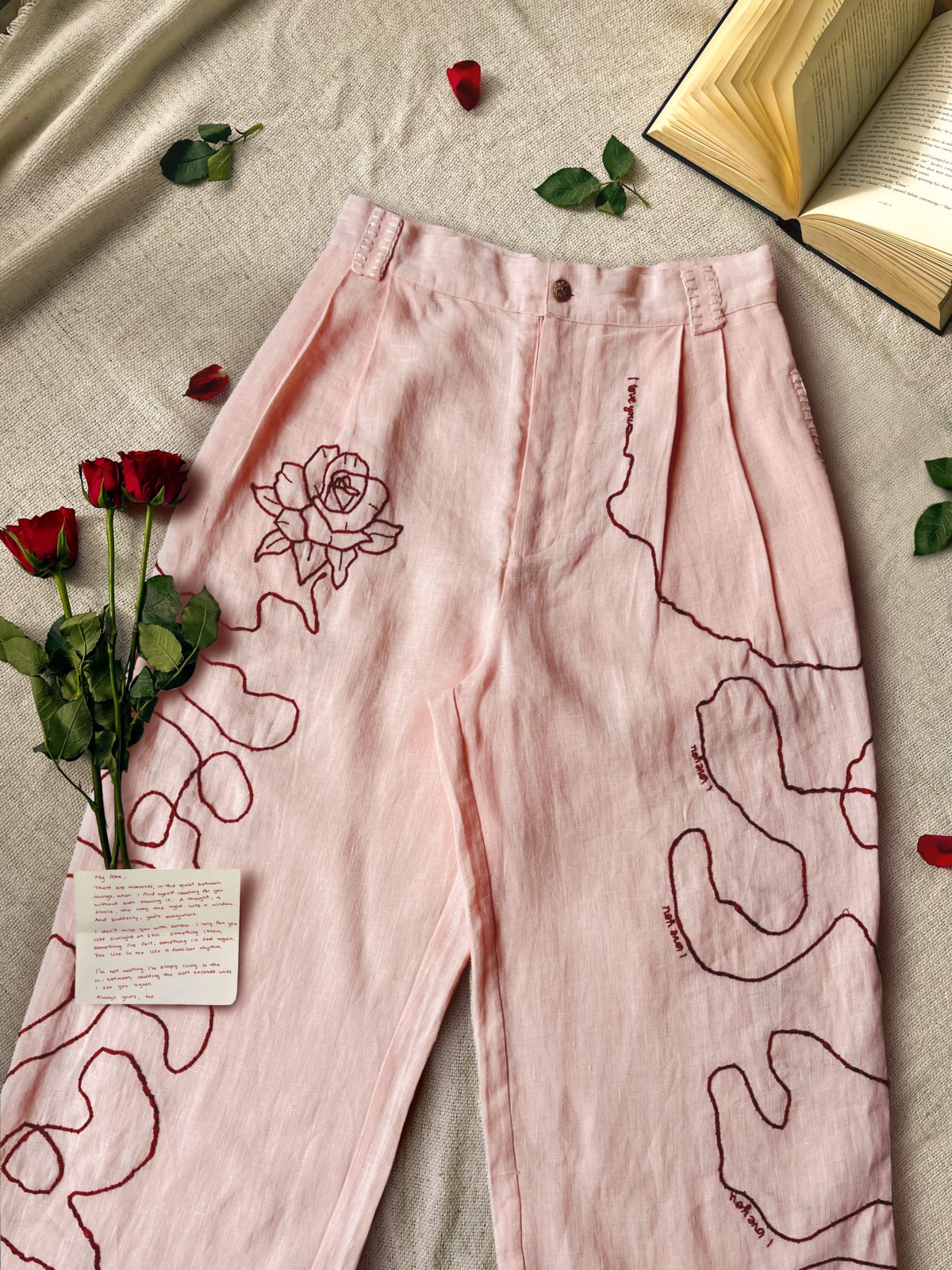 Athena Pleated Trouser