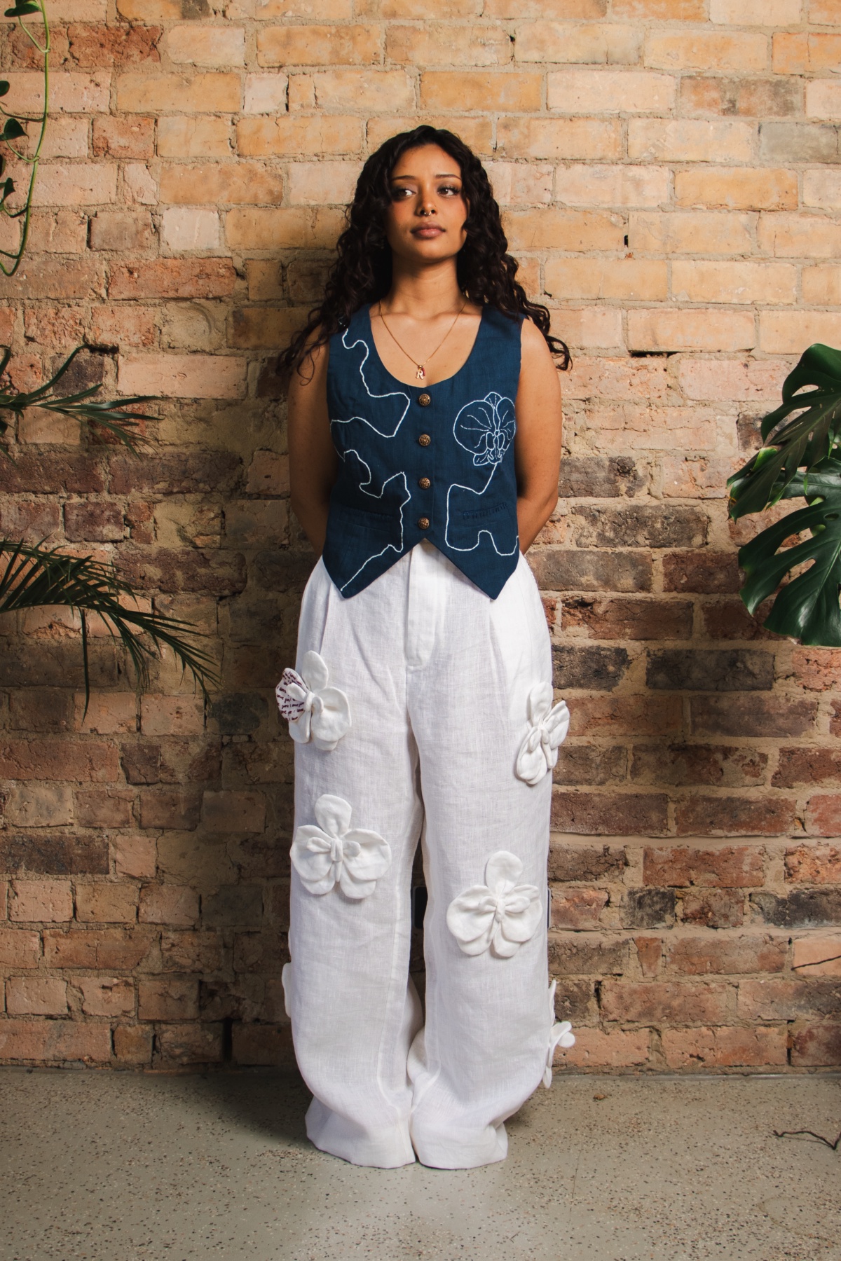 Cattleya Pleated Trouser