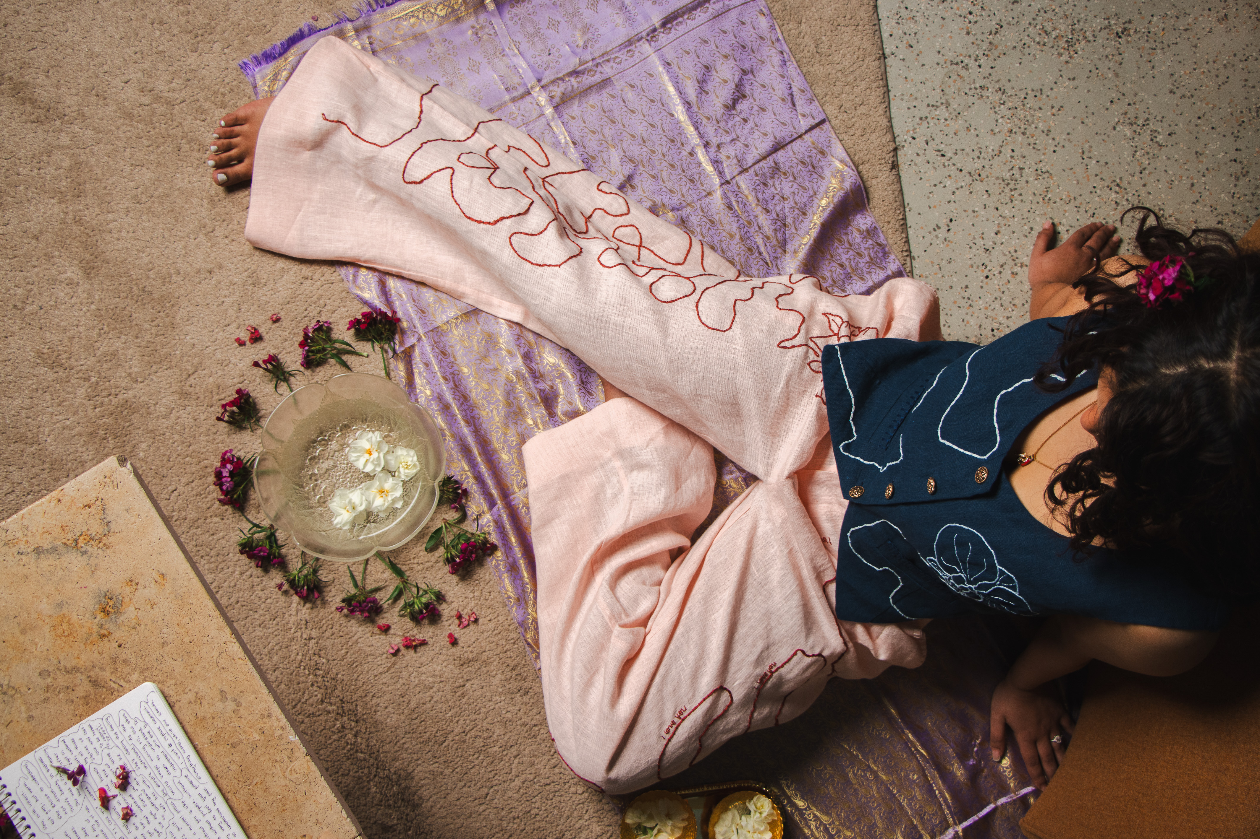 Detail of reimagined circularity partner garment